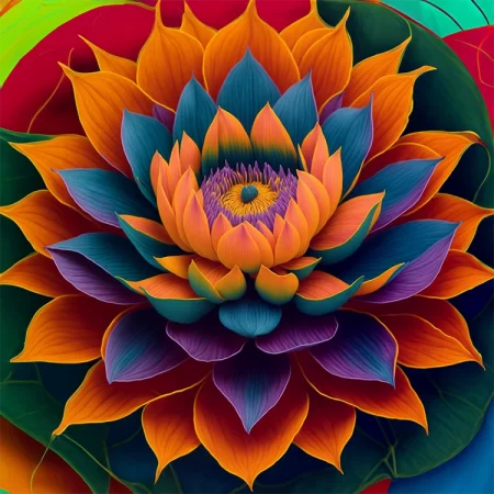 Imagem artística flor de lotus, simbolizando gratidão